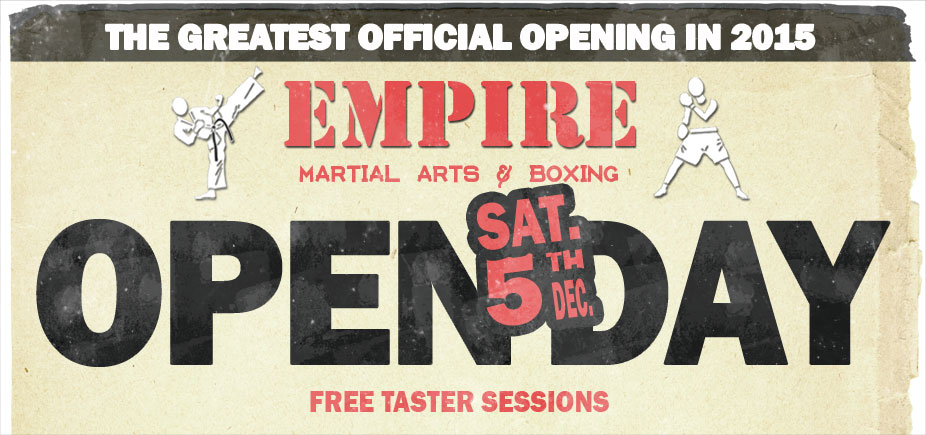 Empire Martial Arts and Boxing Open Day 5 Dec 2015